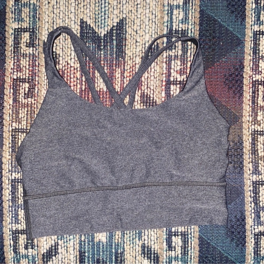 Lululemon Athletica Charcoal Sports Bra